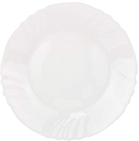 Bormioli Rocco Plateau Ebro rond plat 32 cm en verre trempé opale