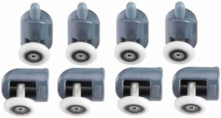 Ersatzrollen für Duschtüren, 20 mm - 27 mm, 8 Stück