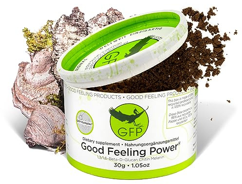 Good Feeling Power® | 30g | Der GFP-Komplex® aus dem Zunderschwamm | Das Original Zunderschwamm Pulver