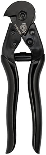 FELCO CDO Tronchese per cavi ad una mano (diametro di taglio 5 mm, per filo spinato, tronchese, lunghezza 195 mm, peso 280 g)