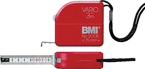 BMI 411241120 TaschenbandmaßVario 2m mit Teilung