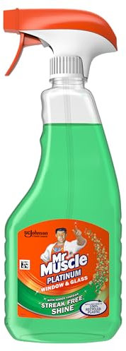 Mr Muscle Platinum Spray nettoyant pour vitres et vitres, 750 ml – L'emballage peut varier