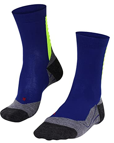 FALKE Herren Laufsocken Achilles M So Funktionsmaterial schützt die Achillessehne 1 Paar, Blau Athletic Blue 6451, 46-48