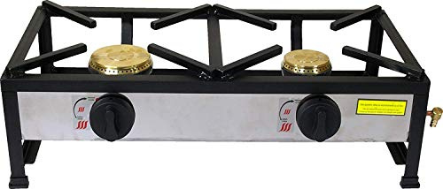 ORW Cuisinière à gaz 2 feux CEE 60 cm x 30 cm x 100 mm x 80 mm