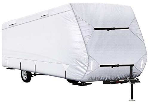 Housse de caravane et de camping-car PRO Premium Asteri 150D résistante aux déchirures et respirante pour protection toute l'année (5,8-6,4 m)