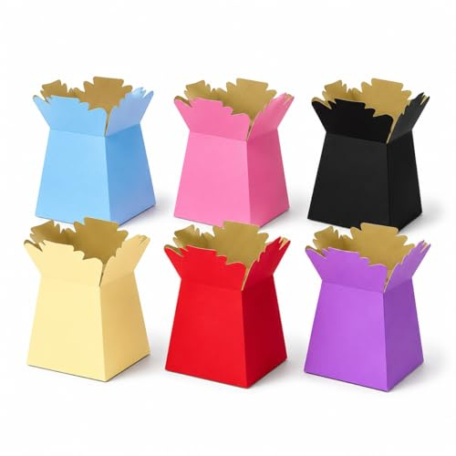 Floralcraft® Super 6 Assorted Hand-Tied Bouquet Boxes Pack of 30 – Florist Aqua Pack Transport & Presentation Boxes for Flowers & Gifts