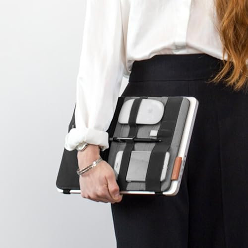 Beblau FOLD Organizer portatile che può essere fissato ai tuoi dispositivi. Per ufficio, casa e scuola Soluzione per lavoro da casa Accessori per computer Regalo di compleanno | FONCE