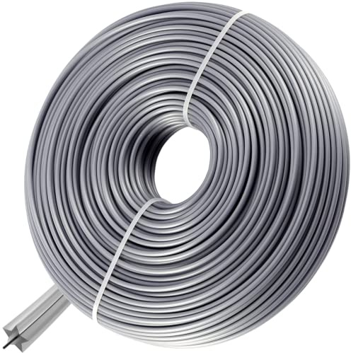 Hilo de Corte GARDENIX Hilo de Corte Reforzado 2,4 mm x 15 m Hilo de Corte de césped 5-Kant Hilo de Nailon