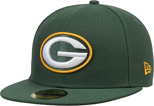 New Era NBA Men's 9Fifty Snapback Cap, Green Bay Packers, One Size