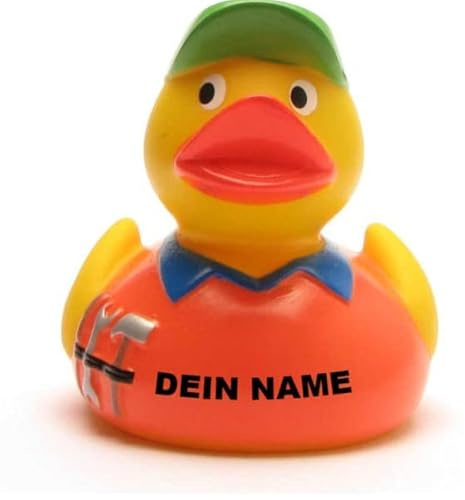 Badeente - personalisierbar (Hausmeister Ente)