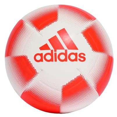 adidas Unisex Fußball, White/Solar Red, 5