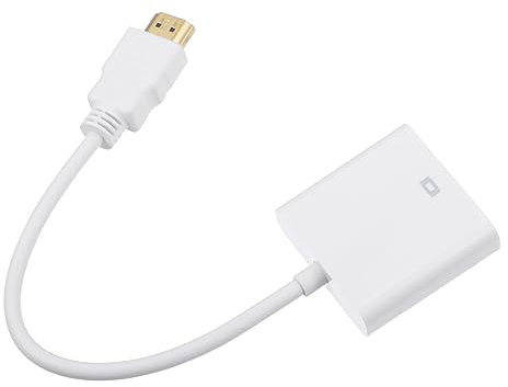 DIYEAH Adattatore Vga Per Connessione Video Convertitore Interfaccia Digitale a Vga Cavo Di Conversione Durevole Portatile Per Display Led e Proiettori