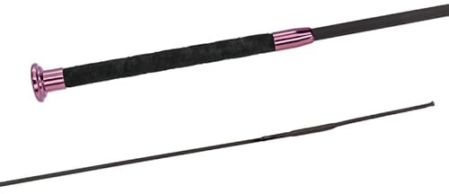 JA Horse JA0004 Fleck SilkTouch Premium Dressurgerte, Pink, 110 cm | Reitgerte Pferd Dressur Reiten Gerte, Dressurgerte, UltraSoft Griff
