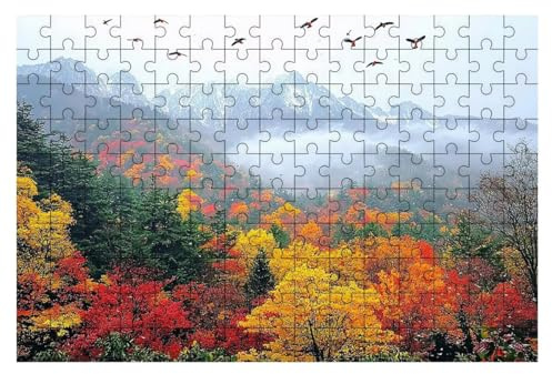 Puzzle 1500 Teile Landschaft, Herbst Puzzle 1500 Teile Erwachsene, Puzzel für Die Ganze Familie, Klassische Puzzles Geschicklichkeitsspiel, Holzpuzzle Geschenke für Frauen Geschenke für Männer -1809