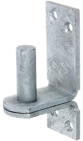 Alberts 311452 Gond sur platine | dans les modèles avec crochet DI ou DII | galvanisé à chaud | cote axe Ø16 mm | platine 113 x 40 mm