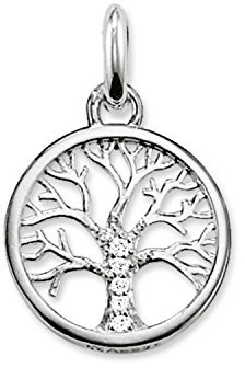 Thomas Sabo Damen Kettenanhänger Lebensbaum Tree of Life 925 Sterling Silber KC0002-051-14