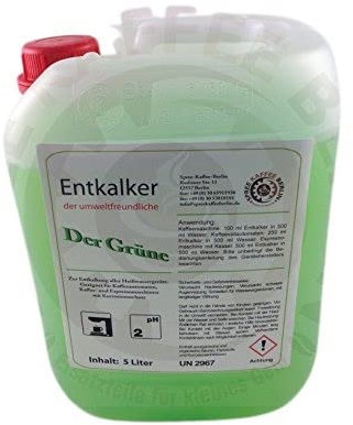 SKB Entkalker 10 Liter Kanister Konzentrat grün für alle Kaffeevollautomaten, Dampfreiniger, Eierkocher u.a.