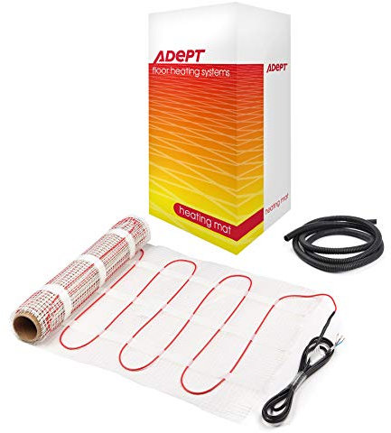 Adept 160w Per m2 Electric Underfloor Heating Mat Kit for Tile or Stone Floors - 12m2