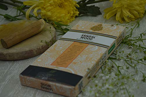 SVATV Räucherstäbchen aus Sandelholz für Meditation, Yoga, spirituell, Aromatherapie, Energiereinigung, Spa, 200 g