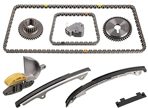 febi bilstein 109056 Steuerkettensatz für Nockenwelle, mit Gleitschienen und Kettenspanner, 1 Stück