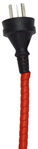 Insun 2m Kabelschlauch Spiral Kabelschläuche Zuschneidbar Kabel Organizer für Kabelschutz, Kabel Verstecken Rot ∅ 8 mm