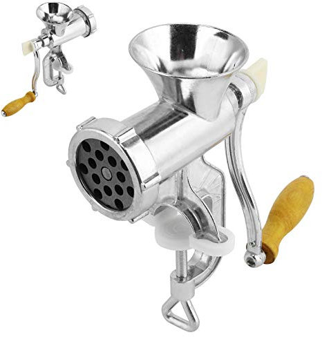 Tritacarne manuale Tritacarne in lega di alluminio Tritacarne portatile Tritacarne per la produzione di salsicce di maiale Utensili da per tutte le carni