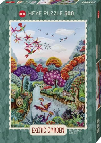 Heye Plant Paradise, Exotic Garden 500 Teile Puzzle, Silver, Zilver