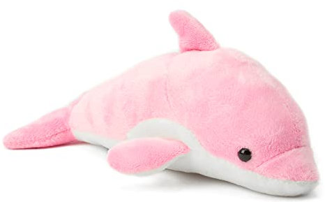 Jouet en Peluche Doux et Câlin pour Enfants - Animal en Peluche Parfait pour des Compagnons de Jeu Doux et Affectueux pour Les Enfants (12-15cm / 5-6) (Dauphin Rose)
