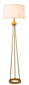 Lampadaire Industriel Lampe de plancher de trépied - lumière debout intérieur for salon et chambre à coucher - Stand contemporain avec ombre en tissu (ampoule non incluse) Lampe Sur Pied ( Color : C )