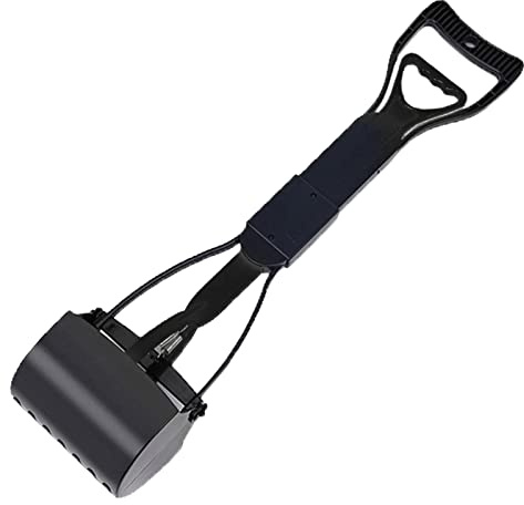 Dog Pooper Scooper | Ramasse Crotte pour Chien | Pelle Crotte pour Chien Longue Poignée De Déchets Pelle À Caca Pliable Fournitures De Nettoyage pour Animaux De Compagnie