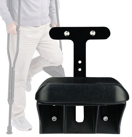 Joyfitness Krücke-Kniestütze, freihändige Krücke, höhenverstellbar, schmerzfreie Kniekrücke, Bein-Knie-Mobilitätsunterstützung, für Winkel- und verletzte Fuß gebrochene Economy-Mobilität