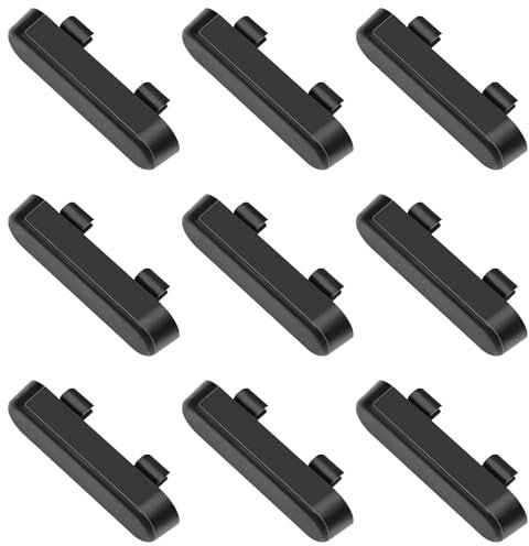 LICQIC 10 Pcs Weep Vent Cover, Window Drain Caps, Weep Hole Drainage Covers Double Glazing, for Doors and Windows (Black)