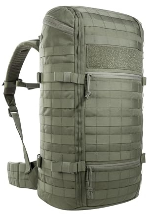 Tasmanian Tiger TT Base Pack Top Load 30 Modularer, erweiterbarer Einsatz-Rucksack 30L Volumen, Trekking-Rucksack mit Molle-System und abnehmbarem Hüftgurt