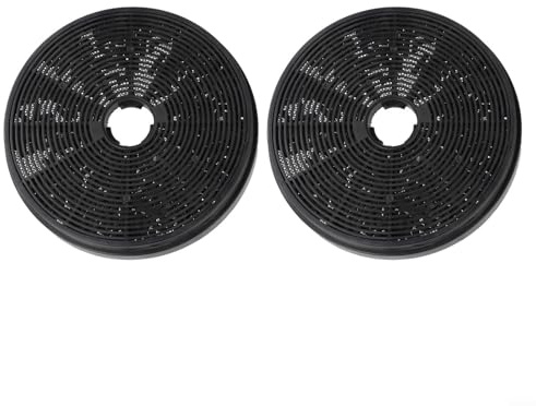 Carbon Filters for Kitchen Range Hoods 175mm x 175mm x 35mm, 2 Pack Activated Charcoal Replacement Filters, Efficient Control, Long-Lasting Performance, Easy Installation
