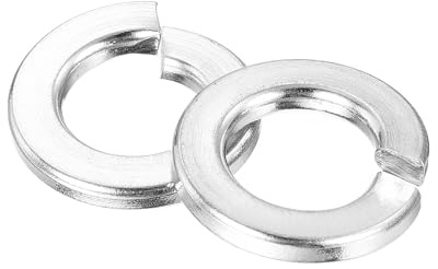 QUARKZMAN Arandela De Seguridad De 3/8, 20Pcs Arandelas De Resorte De Acero Inoxidable 304, Arandela De Anillo Dividido Para Tornillos Y Maquinaria