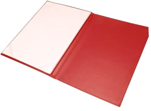 CIYODO Funda Protectora de Piel Sintética Tamaño A4 para Certificados Carpeta Acolchada Roja para Diplomas Portacertificados Horizontal para Oficina Escuela y Hogar