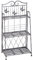 Outsunny 3-Etagen Pflanzregal klappbar Pflanzenständer für Außenbereich wie Balkon, Terrasse oder Garten Blumenregal Metall Blumenständer Blumentreppe Gartenregal Silbergrau