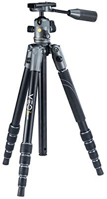 Vanguard VEO2X Trépied de voyage 4 en 1, monopode, rotule avec poignée amovible, 23 mm