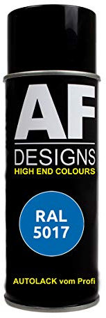 Alex Flittner Designs RAL Lackspray Autolack Sprühdose Spraydose RAL5017 VERKEHRSBLAU glänzend