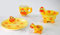 Vajilla infantil - juego desayuno 3 piezas taza, tazon, plato. PATITO