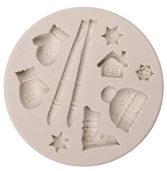 TOPBATHY Silikon-backform Mit Schneeflocken-weihnachtsmotiv Für Kuchen Diy-fondant Zuckerplätzchen Schokolade Kuchendekoration Backwerkzeug Ofenfest Spülmaschinenfest