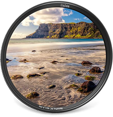 Haida Filtro ND64 - Filtro de densidad neutra de 77 mm con revestimiento nano