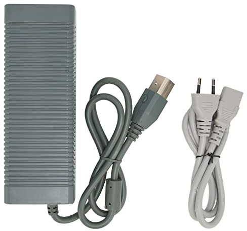185-265V, Consola de Juegos Adaptador de Corriente Fuente de Alimentación Plug and Play ABS Estable Práctico para Xbox 360(#1)