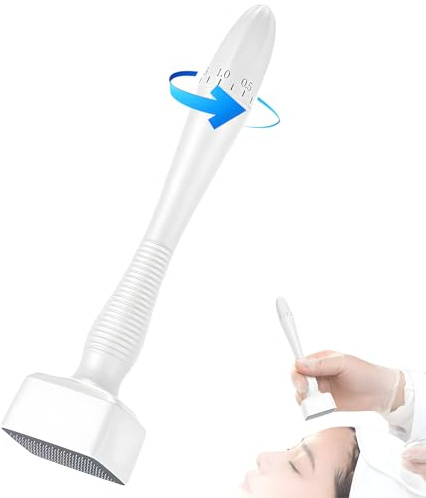 Derma Stamp 0-3.0 mm Einstellbarer, Professionelle Microneedling Stamp mit 140 Einzelnen Edelstahl-Mikronadeln, Microneedling Pen für Haar, Bartwuchs, Gesicht, Körper, Hautpflege Frauen und Männer