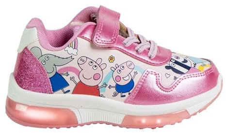 CERDÁ Life'S Little Moments | Deportiva Peppa Pig para Niños con Suela de PVC y Luces LED - Deportivas Peppa Pig Diseño Divertido Moderno, Resistentes y Antideslizantes