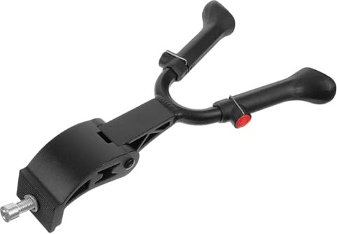 VANZACK 1stücke Doppelte Aluminium-fahrradstütze Einstellbare Verschleißfeste Halterung Für Mountainbikes Mit Schnellverschluss Für Fahrräder Mit Schnellspannachse