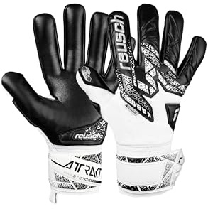 Reusch Attrakt Gold NC griffige und atmungsaktive Torwarthandschuhe Fußballhandschuhe für Erwachsene für Männer und Frauen geeignet für alle Wetterbedingungen und Spielfeldoberflächen