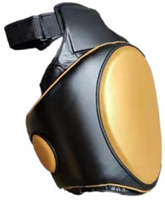 Zxpjkyu Coussin de Cuisse Incurvé pour Boxe, Cible pour Pied, Muay Thai, Kickboxing, Compétition, Karaté, MMA, Aide à L'entraînement, Poignées Rembourrées, Black Gauche