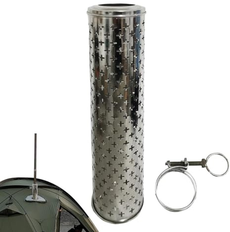 Da - Cubierta De Acero, Accesorios Para Estufa De Leña | Tambuco De Estufa Antitanque, Tapa Durable Para Il, Protección Contra