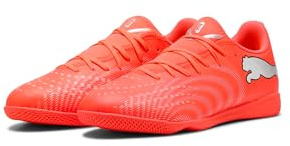 PUMA Unisex Future 9 Play Indoor Fußballschuhe 108921 01 Glowing Red | Maximale Kreativität und Kontrolle – der FUTURE 9 PLAY bringt deine Moves in der Halle auf ein neues Level.